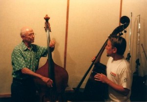 Two Generations of Contrabass mit Barre Phillips 2002